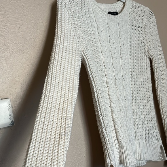 Nautica Womens Sweater Size Small Mixed Cable Knit Long Sleeve - Picture 5 of 9